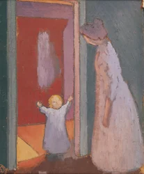 El niño en la puerta, 1897